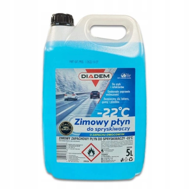 ZIMOWY PŁYN DO SPRYSKIWACZY 5L 5904413682516 DIADEM