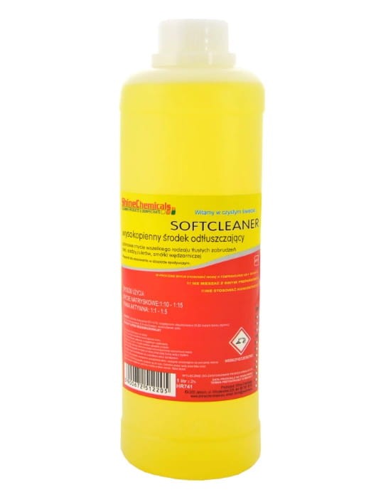 SOFT CLEANER - WYSOKOPIENNY ŚRODEK ODTŁUSZCZAJĄCY 1L SHINE CHEMICALS