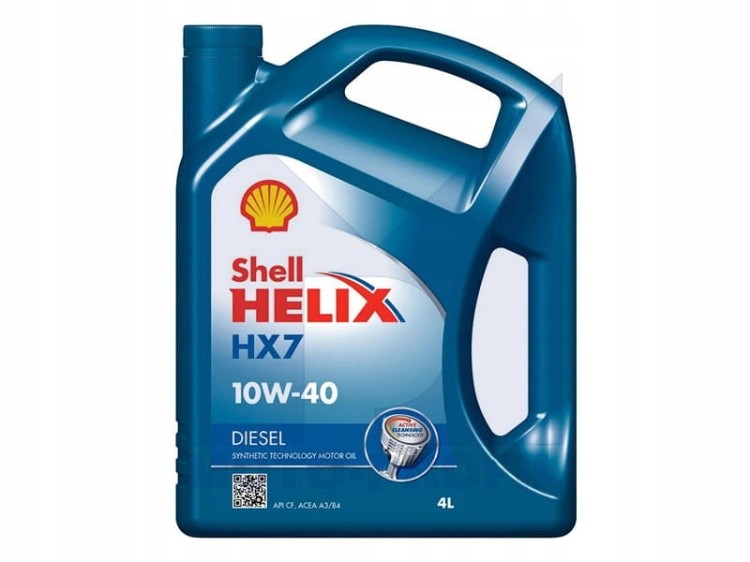 OLEJ SILNIKOWY SHELL HELIX HX7 4L 10W-40 550046310