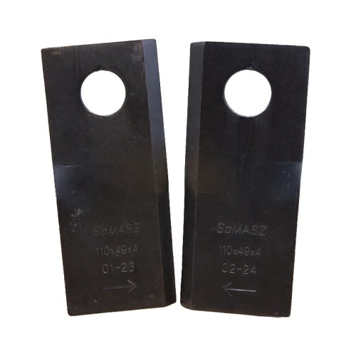 NÓŻ SKOŚNY LEWY+PRAWY 110x49x4 (12 szt.) SAMASZ MINO-110-002